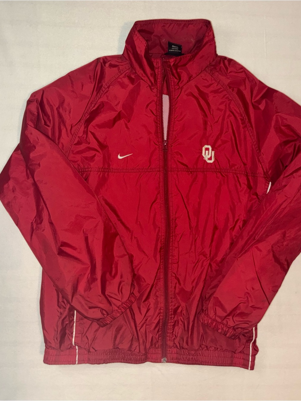 ✨Vintage✨Nike Red OU Athletic Windbreaker Jacket